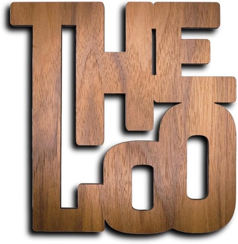 Modern wooden the loo - the, door