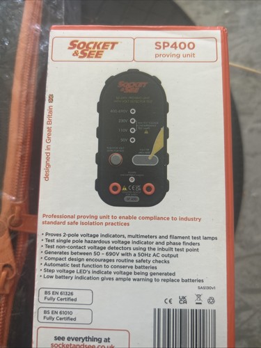 Socket see sp400 proving - sp400,