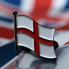 St George flag pin badge