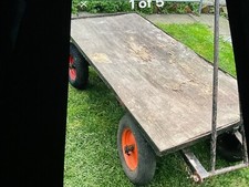 Sturdy flat trailer