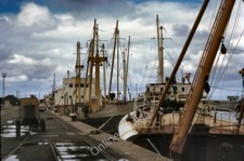 Photo 6x4 Fleetwood Quayside Fishing vessels tied up at the Fleetwood Qua c1972