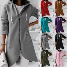 Plus Size Women Fleece Hooded