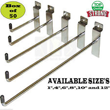 50x SLATWALL HOOKS ACCESSORY