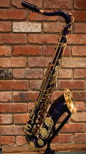Tenor Saxophone with Hard Case - Purple and Gold