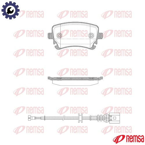 Brake pad set disc - pad,