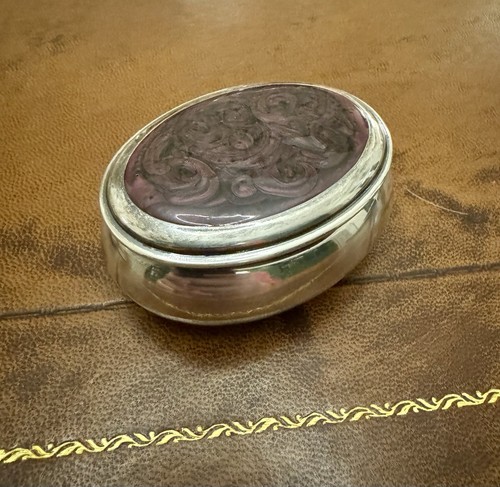 Lovely vintage silver purple - silver, &