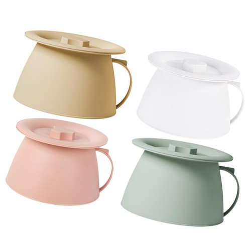Urinal pot with lid spittoon - pot,