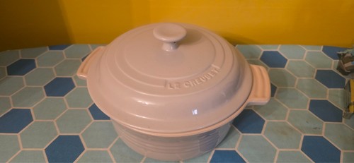 Creuset casserole dish with - creuset,
