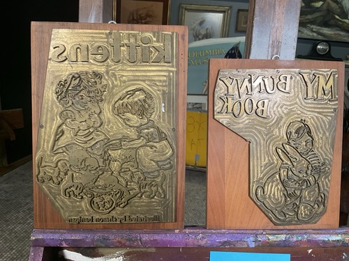 Pair vintage hollis press nyc - pair,