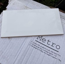 Metro Tiles White Gloss 20cm x