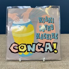 MIAMI SOUND MACHINE - CONGA! 1985 7" SINGLE VINYL RECORD
