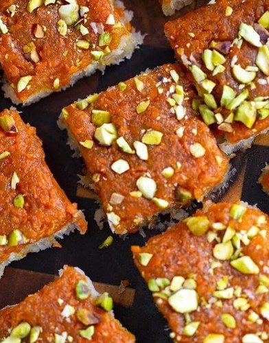 Gajar kalakand burfi 250g - burfi,