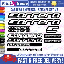 Carrera bike decals - bike, stickers