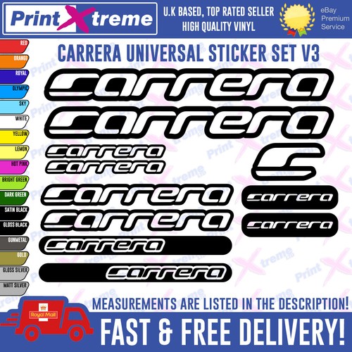 Carrera bike decals - bike,