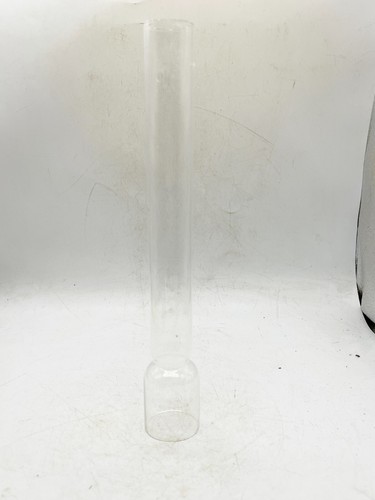 Vintage tall clear glass - clear, sun