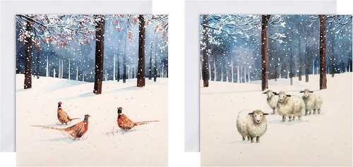 Traditional winter scene - traditional,