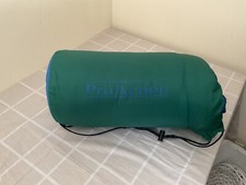 proaction sleeping bag green / blue single single adult
