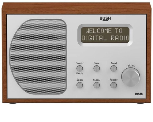 Bush wooden dab radio - -, small