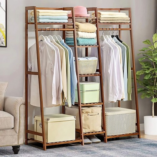 Heavy duty wooden clothes rail - duty,