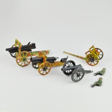 Old Tin Toys - Cannons -
