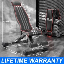 Adjustable weight bench gym - weight,