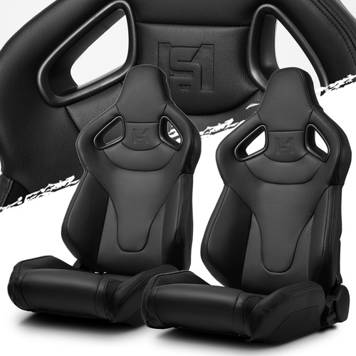 Black pvc reclinable series - black,