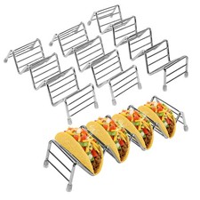 Ejoyous Taco Holder 4 Pack Stainless Steel Taco Rack V Space Taco Stand With