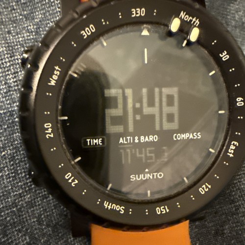 Mens suunto orange core - orange, watch