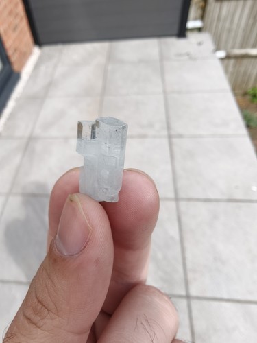 Natural terminated aquamarine - natural,