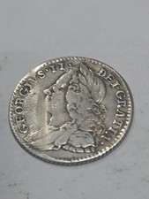 1750 George II Silver Sixpence