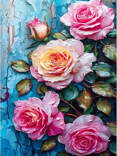 Flower diamond art kits - flower,