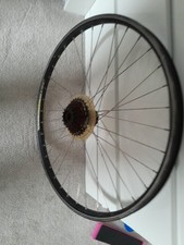 26" MTB rear wheel Retro Jalco MTB DDZ Jump bike 7 speed cassette needs bearings