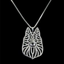 Schipperke dog necklace women