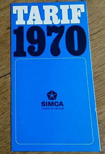 Simca tariff advertising - simca,