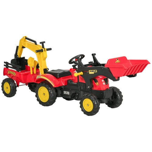Pedal powered tractor - powered,