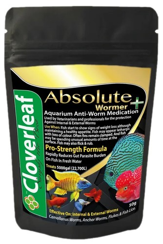 Cloverleaf absolute wormer 50g - wormer,