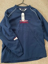 Vintage Umbro Drill Top 2002 Men’s Small Dead Stock BNWT Will Fit Medium