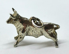 VINTAGE, SILVER CHARM / PENDANT, SPANISH BULL