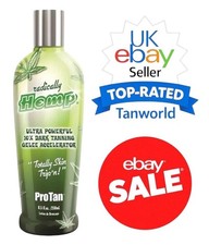 Pro Tan Radically Hemp Ultra Powerful Dark Tanning Sunbed Gelee Lotion Sale!!