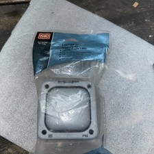 MK K56400 Masterseal Plus 10A 1 Gang 1 Way Weatherproof Light Switch IP66 - Grey