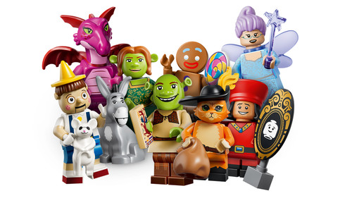 Lego shrek series minifigures - shrek,