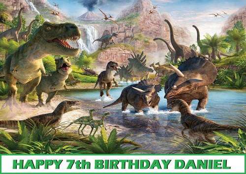 Dinosaurs edible cake - dinosaurs,