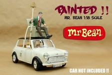 Mr Bean for MINI COOPERA Set 1/18 NEW Hand Painted Mr. Bean