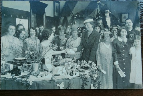Fete sweet stall ladies - fete, vicar