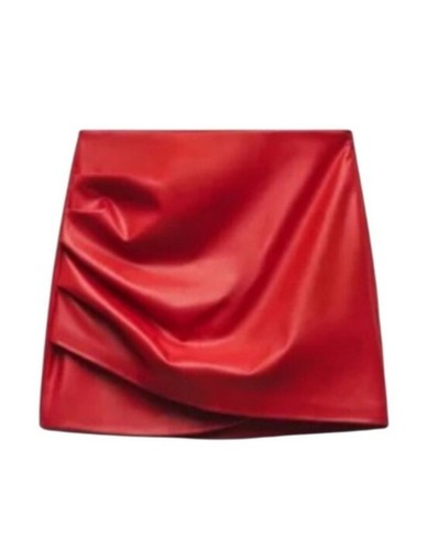 Zara women skirt red mini - women,