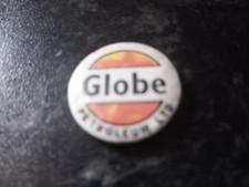 Vintage Globe Petroleum Pin Badge.