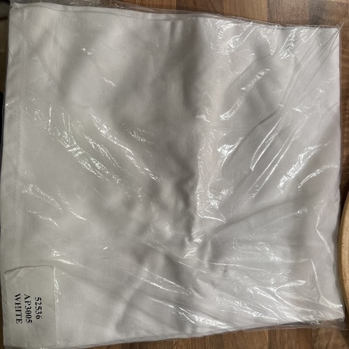 White cotton full apron - white,