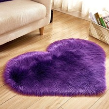 Love Heart Fluffy Rugs Shaggy