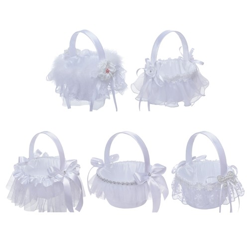 Flower girl basket decorative - flower,