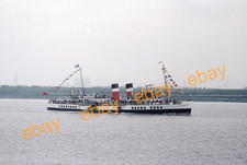 35mm Colour Slide of P.S.WAVERLEY - Paddle Steamer - U/Way River Thames - 1978